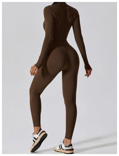 I Am H.E.R Brown Long Sleeve Bodysuit