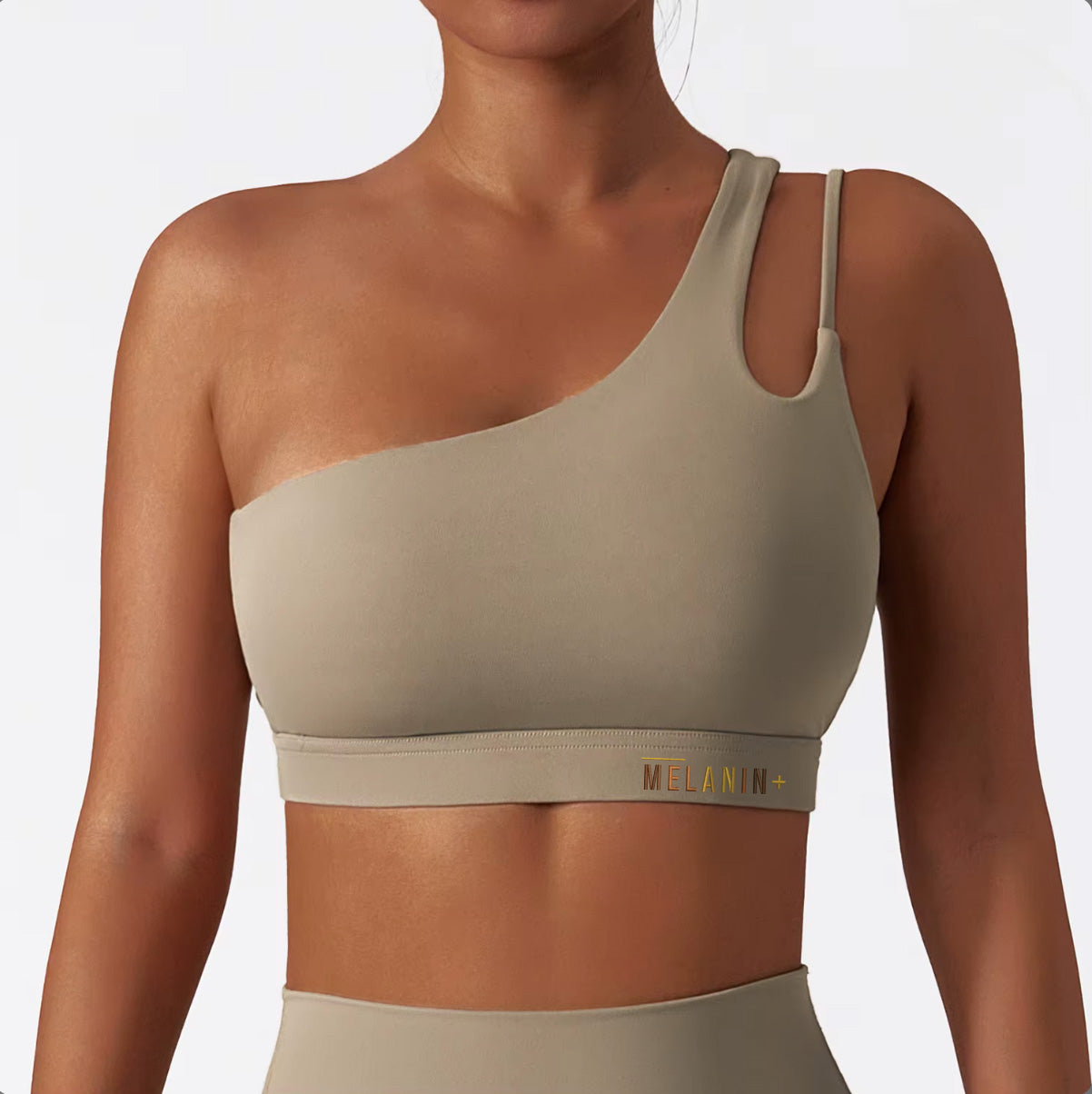 I Am H.E.R. (One Shoulder Sports Bra & Tennis Skirt Set)